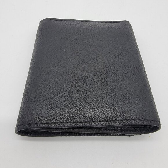 Gold Coast Wallet Men's Genuine Butter Soft Black Leather NWT W/ Defect‎ - Picture 1 of 9